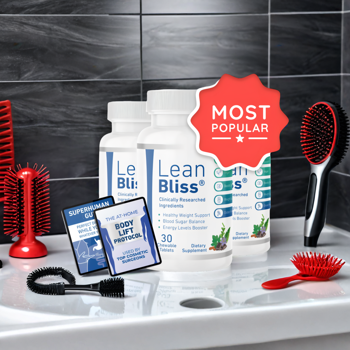 LeanBliss - 3 Bottles + 2  Ebooks