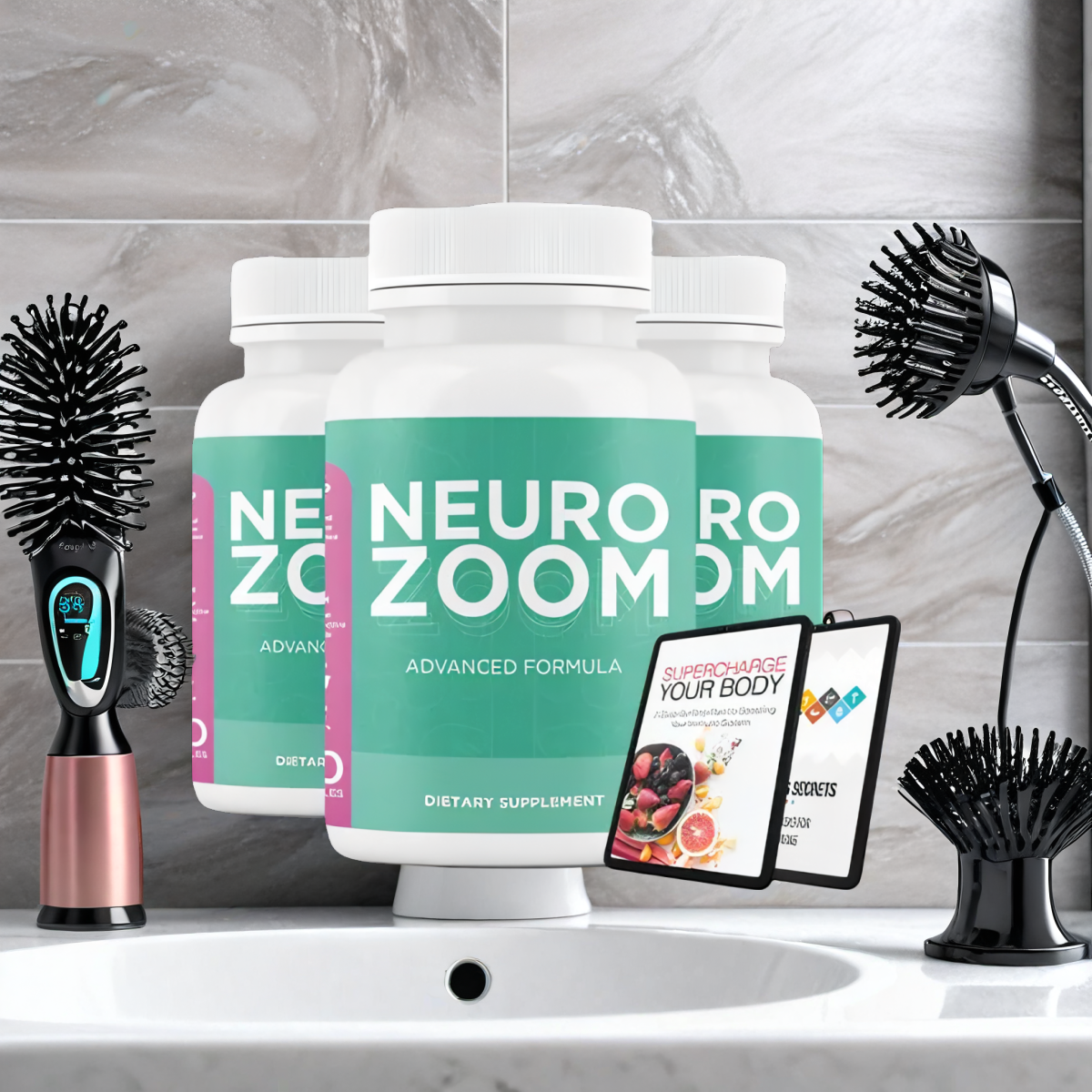 NeuroZoom - 90 Days Supply + 2 Bonus eBooks