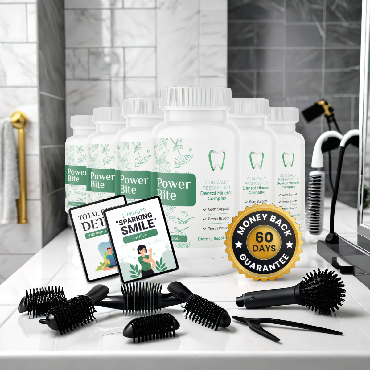 Power Bite - 6 Bottles + 2  Ebooks